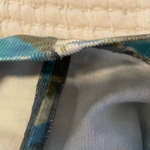 Anthropologie Floral Printed Corduroy Pencil Skirt - Picture 3 of 5